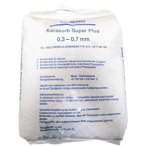 10 kg Oel-Kleen Kerasorb Super Plus l- u. Chemikalienbinder Typ III R